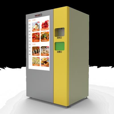 China Gestão de inventário morna das máquinas de venda automática do alimento do aquecimento de micro-ondas à venda