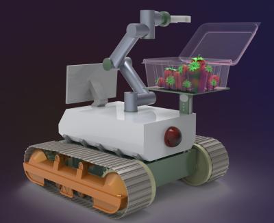 China Laboratorio médico autónomo AMR Robot del robot móvil de los servomotores sin cepillo en venta