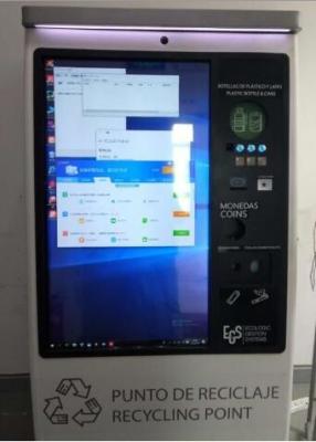 China PCes de reciclagem espertos da máquina de venda automática 40 da biblioteca de sistemas da recompensa pelo minuto à venda