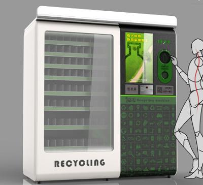 China E-carteira reversa esperta Multi-funcional RVM da posição da máquina de venda automática da expo que recicla máquinas à venda
