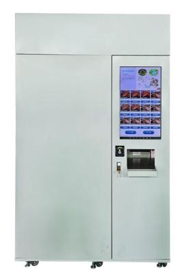 China Micro-wave Oven Heating Hot Meal / Pizza Automatic Vending Solutions with freeze -21 degree for sale