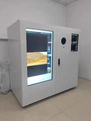中国 AIはリサイクルボトルマシンを検知し稼ぐ RVM アルミニウムは55インチ広告画面を持つ自動販売機を逆転させることができます 販売のため