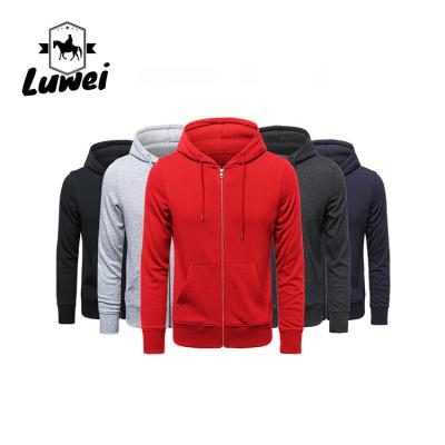 China Casual Custom Long Sleeve 85% Baumwolle Knitted Cardigan Cotton Pullover Plain Zip Up Men's Baggy Sweatshirt Hoodies for sale