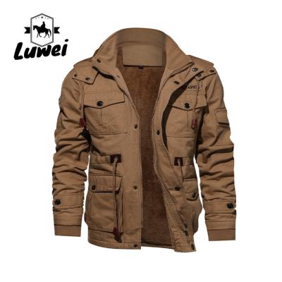 China Winter Casual Coats Men Slim Thick Pilot Utility Male Jaket Windbreaker Hombre Cotton Plus Size Jackets for sale