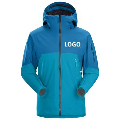 China Waterproof Outer Wear Apparel Mountain Sports Hiking Jacket With Full Pockets for sale