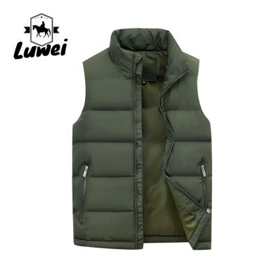 China Padding Bubble Puffer Vest Outdoor Utility Zip Up Cotton Sleeveless Quilted for sale