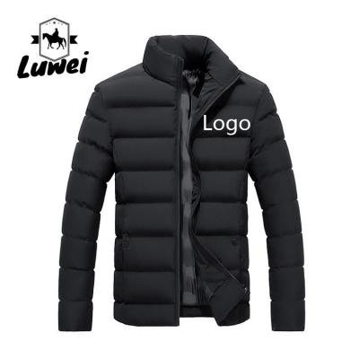 China Winter Padded Cotton Jacket Men Windproof Worsted Knitted Coat for sale
