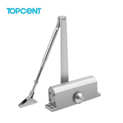 China Topcent universal heavy duty automatic pentagon hydraulic silent door closer hydraulic for metal doors for sale
