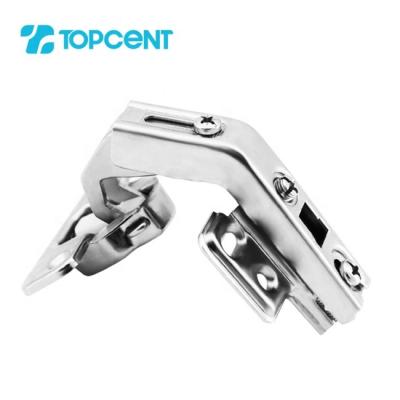 China Topcent Closet Hardware Furniture Accessories Hinge 135 Degree Special Angle Corner Cabinet Hinge for sale