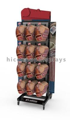 China Baseball Gloves Floor Standing Display / Retail Floor Display for sale