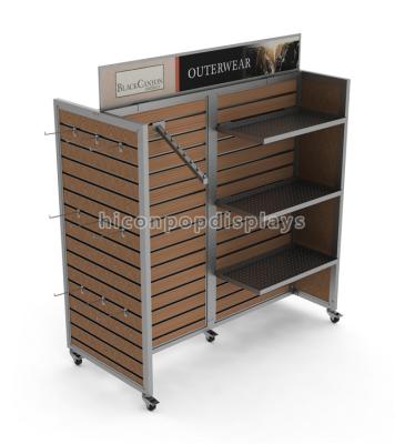 China Garment Store Slatwall Display Stands for sale