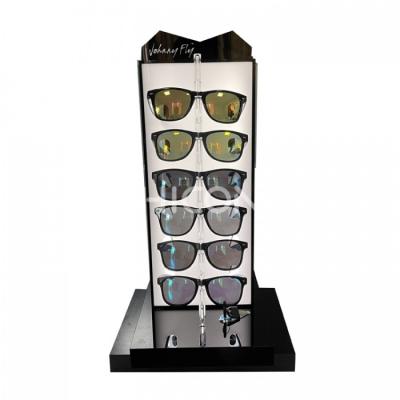 China Acrylic LED Lighting Sunglasses Retail Display Stand For Sale for sale