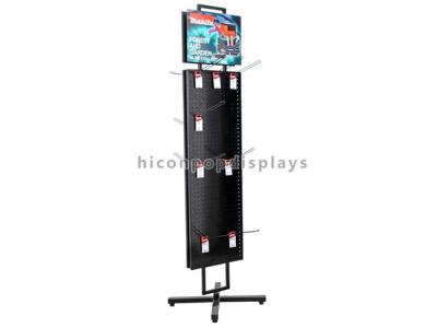 China Movable POP Merchandise Displays Pegboard Panel retail store Tools Display Stand for sale