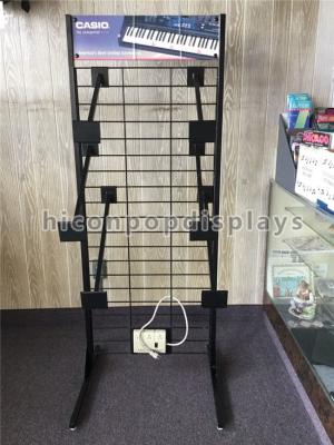 China Metal Flooring Display Stands Custom Keyboard Display Rack For Advertising for sale