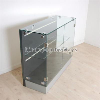 China Flooring Lighting Glass Display Cabinet Custom Retail Store Gondola Display Units for sale