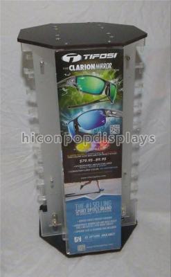 中国 Sunglassの陳列だなのカウンタートップを回す光学店の広告は40組を保持します 販売のため