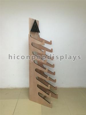 China Soporte de exhibición de madera del monopatín de los accesorios de la tienda al por menor de Longboard de la snowboard en venta