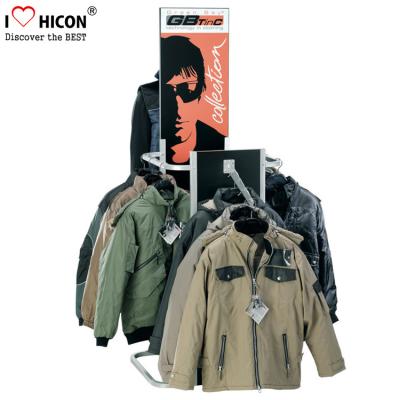 China Clothing Store Fixture Manufacturering Custom Promotional Clothing Display Stands For Retail for sale