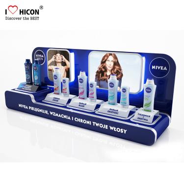 China Optimise Sales POP Merchandise Displays Custom Makeup Acrylic Display Stands for sale