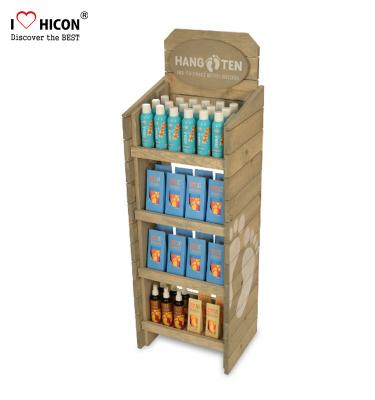 China Mercadoria visual de 4 dispositivos elétricos varejos de madeira da loja das prateleiras de exposição da série à venda