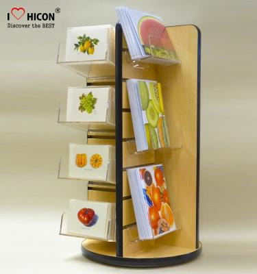 China Grab Attention Slatwall Display Stands Pop Greeting Card Display Shelf Wholesale for sale