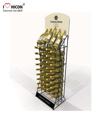 China Beautiful Customized Metal Grape Wine Display Rack To Match Your Product Your Need for sale