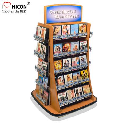 China Playing Card CD Card Greeting Card Display Racks Wholesale Freestanding for sale