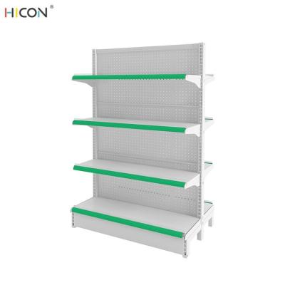 China Pretty 2-Side White Metal Pegboard Shop Display Racks for Vendors for sale