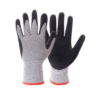 China Anti Slip Industrial Safety Gloves Cotton Polyester Garden Work Gloves for sale