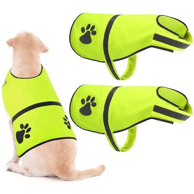 China Polyester Reflective Pet Vest High Visibility Jacket For Walking Running Hiking for sale
