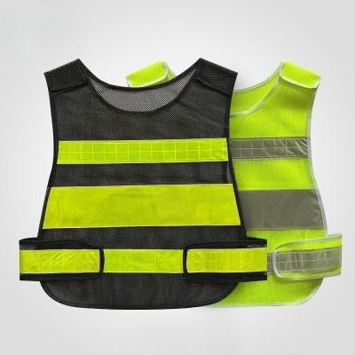 China Universal Size Security Safety Vest Green Construction Vest SGS Certificate for sale
