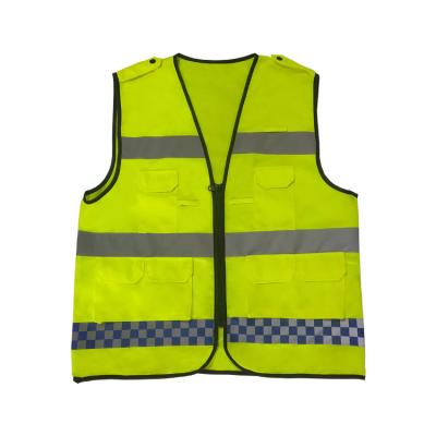 China Customized Reflective Safety Vests Fabric High Visibility Apparel for sale
