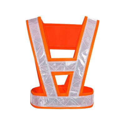 China Highly Visible Orange Reflective Vest Custom Logo Class 3 Mesh Design ODM for sale