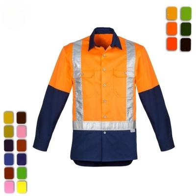 China OEM Reflective Safety Shirts High Visibility Safety Polo Shirt With Pockets for sale