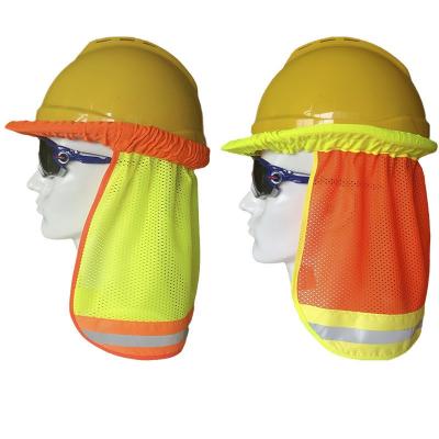 China SGS Weather Resistant Hard Hat Shade Accessories Universal Size Hard Hat Sun Shade for sale