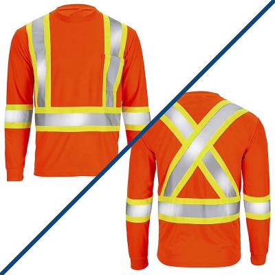 China Quick Dry Reflective Safety Shirts for sale