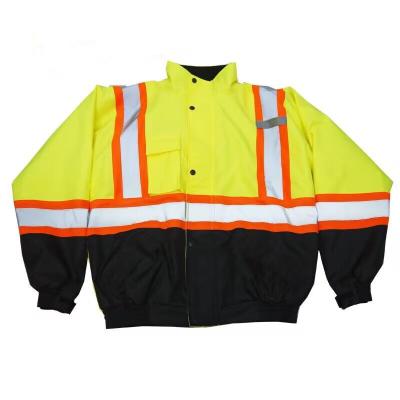 China OEM Reflective Safety Jackets Reflective Work Jacket With Mesh Lining for sale