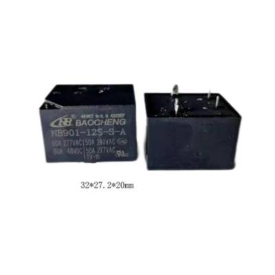 China SPST 80A Gap2.0mm High Load Arc Extinction Power Relay NB901-12S-S-A For AC DC Inverter for sale