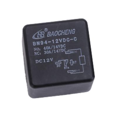 China Ag Alloy Contact Universal Automotive Relay BM94-12VDC-C High Capacity for sale
