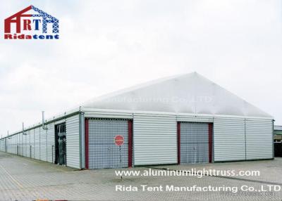 China Large 2000sqm Outdoor Car Storage Tents Sandwhich Panel Wall CE Certificated for sale