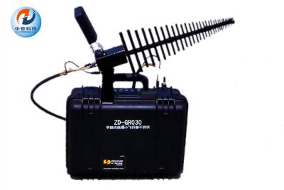 China 90 Degree Jamming Angle Portable Drone Frequency Jammer 0.9GHz-5.8GHz Jamming Frequency for sale