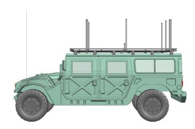 China Military standard Vehicle Mounted Jammer can set allied frequency while it is jamming frequency from 20MHz to 6000MHz for sale