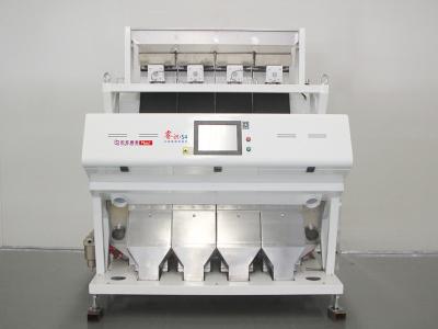 China HD Full Color Broad Bean Color Sorter , Four Channels Potato Color Sorting Machine for sale