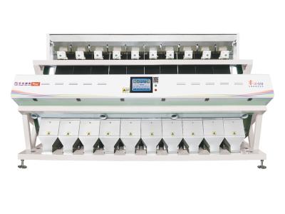 China Recyclable 10 Channels Coix Rice Color Sorter With Full Color CCD RGB Camera for sale