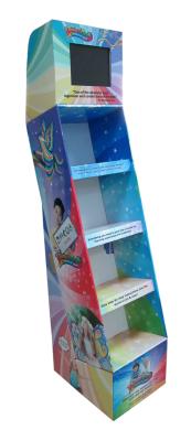 Китай Слоя крепкого стеллажа для выставки товаров пола картона универсальные 4 продается