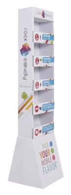 China FAVRE 5 Layers Floor Stand Display , Recyclable Cardboard Point Of Purchase Displays for sale