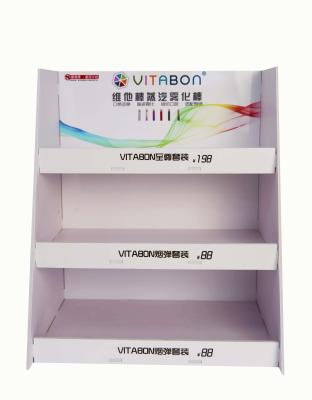 China Multipurpose Corrugated Display Stands Three Layers Recyclable Sturdy for sale