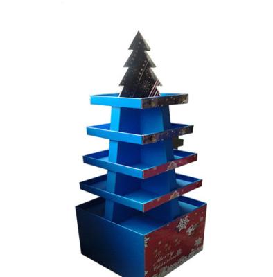 China Light Cardboard Retail Floor And Theme Design Display Stands For Supermaket for sale