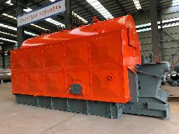 China 1 Ton Chain Grate Coal Fired Steam Boiler Wood Waste Timber Biomass Steam Boiler for sale