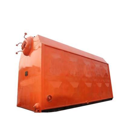 China Skid Mounted Coal Fired Water Tube Boiler Double Barrel Steam Boiler for sale